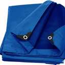 Large Waterproof Tarp - Heavy Duty 5 Mil Thick Poly Tarpaulin Ideal for Canopy Tents, Boats, RV or Pool Covers - Multipurpose Protective Tarps with Grommets for Indoor and Outdoor Use | 40' x 60'