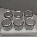 Mason Jars 16 oz, Canning Jars with Metal Airtight Lids and Bands, Wide Mouth Mason Jars Ideal for Jam, Jelly, Yogurt, Overnight Oats, Meal Prep, Wedding Favors, 6 Pack