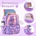 mommore Kids Backpack for Boys Girls 4-8 Kindergarten Elementary School Backpack with Lunch Box - 15 H Fit Folder