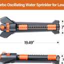 Oscillating Sprinkler with Metal Base Covers Up to 3,766 sq. ft.