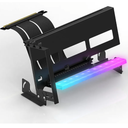 EZDIY-FAB PCIe 4.0 GPU Mount Bracket with ARGB LED Module, Multi-Angle Adjustment with Riser Cable, Compatible to RTX4090, 4080, 4070ti- Black