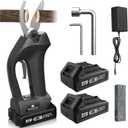 Electric Pruning Shears for Gardening, Portable Cordless Electric Pruner Suitable and Adjustable Cutting Diameter 1 Inch for Gardens, Farms (Included 2Pcs Battery)