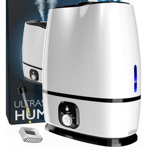 Everlasting Comfort 6L Humidifiers for Bedroom, Quiet 50HR Runtime No-Filter Supersized Cool Mist Humidifier Large Room Indoor, Whole House Air Humidifier for Plants, Baby Nursery, Allergies, Dry Skin Everlasting Comfort 6L Humidifiers for Bedroom, Quiet 50HR Runtime No-Filter Supersized Cool Mist Humidifier Large Room Indoor, Whole House Air Humidifier for Plants, Baby Nursery, Allergies, Dry Skin