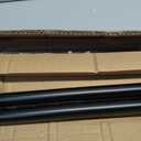 Wolfwo Dump Trailer Tarp Retention Bar, 100” Extension Tarp Retention Bow Cross Pull Bar with Waterproof Coating, Anti-Sail Tarp Retention Bow, and 2 Lockdown J-Hooks