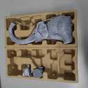 Qeeman Solar Elephant Statues for Garden Decor: Outdoor Sculptures for Lawn Ornaments - Porch Patio Balcony Front Yard Christmas Birthday Gifts for Mom Grandma Women