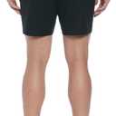 PGA Tour Men's 7 Flat Front Performance Stretch Golf Shorts with Active Waistband (Black)