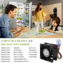 AMI PARTS WR60X26866 Refrigerator Evaporator Fan Motor Fit for G.E Refrigerator-Replace WR60X10356, WR60X10357, WR60X10341, WR02X13733, WR60X24303, WR60X26030, WR60X26033, 4546026, etc