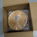 DAMCONME Glass Cups with Lids and Straws 1Pack, Glass Coffee Cups, Glass Cup with Lid for Iced Coffee, Smoothie, Cocktail, Beer, Whiskey, Soda, Matcha, 16 Oz Glass Cup with Bamboo Lid, 1 Brush