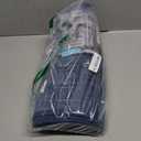 YIHOUSE Bathroom Rug Set 3 Piece Blue, Non Slip Bath Mats Sets of 3 Quick Dry, Absorbent Washable Thin Bathroom Rugs Fit Under Door for Elder, Sink, Laundry (16x24+16x24U+16x32)