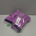 Nosiny 20 Pcs Cheer Faux Pom Pom Keychains Cheer Team Keychains Gifts Bulk Cheerleading Keyring Charm with Tassel for Cheer Team Sport Accessory, (Purple)