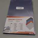 8.5 x 14 inch Legal Size Clear Plastic Binding Covers 7 mil [pk of 100] unpunched Sheets