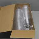 Dandat Disposable Wedding Plastic Cups Bulk 10oz Wedding Reception Cup Disposable Clear Plastic Glasses for Reception Supplies Bridal Shower Anniversary Birthday Party(200 Pack,Love Laughter)