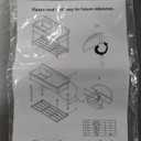 Stainless Steel Utility Sink with Retractable Hot & Cold Faucet, 47.2" Free Standing Single Bowl Sink with Drainboard for Kitchen, Laundry Room, Garage, Farmhouse (Silver)