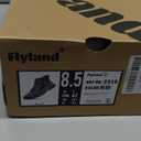 FLYLAND Men's Casual Leather Fashion Sneakers Ankle Chukka Boots Handmade Lightweight Loafers Mid Top Walking Driving Shoes, 8.5