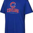 MLB Kids Youth 4-20 Official Team Spirit Premier T-Shirt (10-12, Chicago Cubs - Blue)