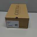 Coutgo Womens Platform Sandals Comfortable Arch Support Footbed Adjustable Ankle Strap Summer Beach Flat Sandals (7, Beige/Pu)