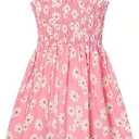 Girls Dresses, Toddler Dress, Little Toddler Girls' Flower Summer Strap Dresses,Backless Cute Floral Sundress for Kids 3-5 Y