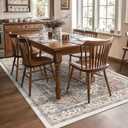 5x7 Area Rugs for Living Room Ultra-Soft Washable Rug Vintage Distressed Boho Area Rug, Non-Slip Retro Print Low Pile Stain Resistant Carpet for Bedroom Dining Room Kitchen Office