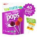 3 x YumEarth Organic Vitamin C Pops Variety Pack, 40 Fruit Flavored Favorites Lollipops, Allergy Friendly, Gluten Free, Non-GMO, Vegan, No Artificial Dyes (EXP 08/16/28)