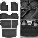 Soul Floor Mats - Car Mats for KIA Soul 2014-2019 (Not fit Hybrid), All Weather Floor Mats and Cargo Liner for Soul Accessories, Heavy Duty Rubber Mats, Car Accessories