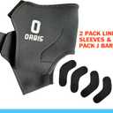 Ski & Snowboard Boot Fitting Liner Sleeve with 4 Pack J Bars, Reduce Heel Lift and Ankle Blisters, Large (Large)