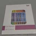 Mr. Pen- Oil Pastels for Artists, 45 Pack, Assorted Colors, Hexagonal Oil Pastel Sticks for Paper, Canvas, Black Paper & Wood, Smooth Blending Pastels for Beginners, Students & Professional Artists