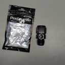 Podavelle 6AN Female Flare to 6AN Male Flare Extension Fitting Adapter Straight Aluminum Black 