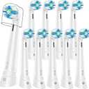 iO Replacement Heads Compatible with Oral b iO 2/3/4/5/6/7/8/9/10 Series Electric Toothbrush,Gum Care Toothbrush Head Compatible with Oral b iO Replacement Heads,10PCS White