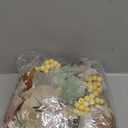 DearHouse 2 Pack Fall Garland Maple Leaf, 5.9Ft/Piece Hanging Vine Garlands Artificial Autumn Foliage Garland Thanksgiving Decor for Home Wedding Fireplace Party Christmas (White&Green)