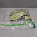 Summer Two Piece Crochet Set for Women Tie Up Halter Open Back Split Cami Tank Top Hollow Out Shorts Beachwear (Medium, Green)