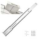 LONTAN 5 Pcs Center Mount Drawer Slides 22 Inch Bottom Mount Drawer Rails