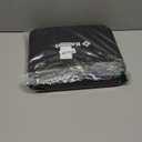 K KNODEL Car Trunk Organizer, Foldable Organizer for Car, Automotive Consoles & Organizers, 3 Compartments Storage with Reinforced Handles (Large, Black)