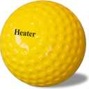 Heater Yellow Dimpled Baseballs, 1 Dozen, Polyurethane Material, Optic Yellow Color, for Use in Real Ball Pitching Machines
