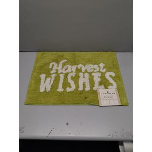 Homewear Ultra Soft Bath Mat 17" x 24", Harvest Wishes