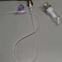 GAGALIFE Kitchen Sink Soap Dispenser Brushed Gold, Under Sink Soap Dispenser with 40" Silicone Extension Tube Kit, Say Goodbye to Frequent Refills