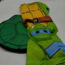 Rubies Men's Teenage Mutant Ninja Turtles Deluxe Raphael Costume Jumpsuit, Shell, and Eye-mask (Large)