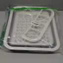 Collapsible Dish Drying Rack Portable Dish Drainers for Kitchen Counter with Drainboard, Kitchen Sink Organizer Basket RV Accessories Camper Storage and Organization Dish Rack Over Sink Drying Rack (14"x12")