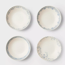 4pc 38oz Melamine Mixed Pattern Pasta Bowls - Threshold™ designed with Studio McGee: Dishwasher-Safe Dining