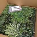 ULAND Artificial Topiary Hedges Panels, Ivy Fence Mat,Verticial Garden Privacy Fence Screen Greenery Wall Backdrop Decor, Garden Privacy Screen Fence（L116） 40x40‘’