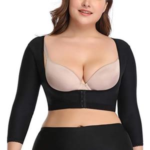 woahee Women's Arm Shaper Plus Size Arm Faja Compression Sleeve Garment Post Surgical Arm Shapewear Size S