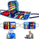 Fidget Blanket Dementia Activities for Seniors,Puzzle Games for Dementia, Alzheimers Products for Elderly, Fidget Sensory Toys for Alzheimers, Anxiety Relief Board Cognitive Matching Shape