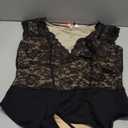 Popilush Lace Body Suits Women - Tank Top Thong Shapewear Tummy Control Going Out Tops Deep V Neck BodySuit,XXL