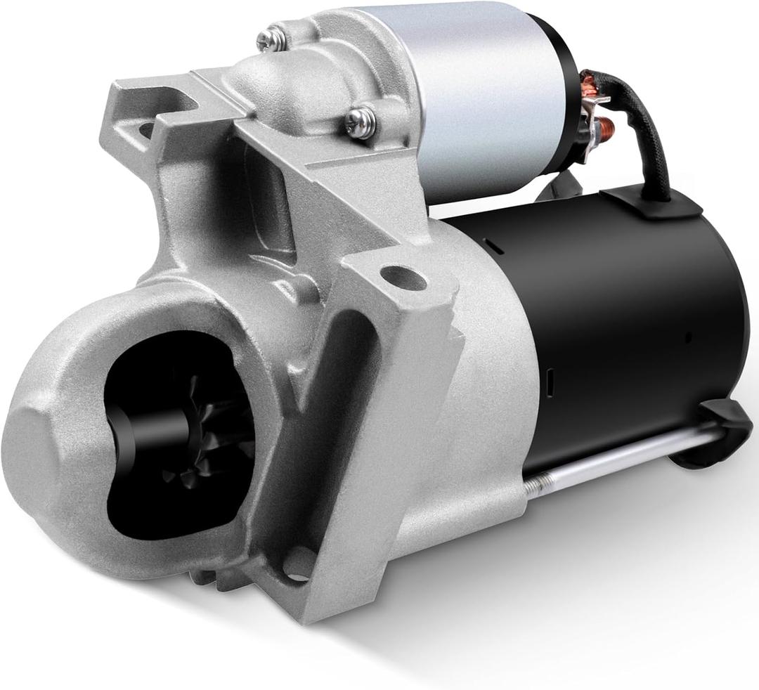 New Starter Compatible for Pontiac for Firebird 3.8L 1998-2002 for Pontiac for Grand Prix 3.8L 1998-2008, 1.5kW/12 Volt Starter Motor Replace SDR0046 89017715