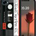 Rossy for Motorola Moto G Power 5G 2024 Phone Case with Retro Audio Cassette Pattern for Women Men Slim Soft TPU Silicone Anti-Scratch Shookproof Protection Cover Case for Moto G Power 5G 2024 6.7"