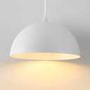 White Dome Pendant Lights Kitchen Island, 16 Inch Large White Dome Pendant Light, Modern Farmhouse Pendant Light for Kitchen Island, Dining Room, Cafe, Bar, 1 Pack, 16"x1