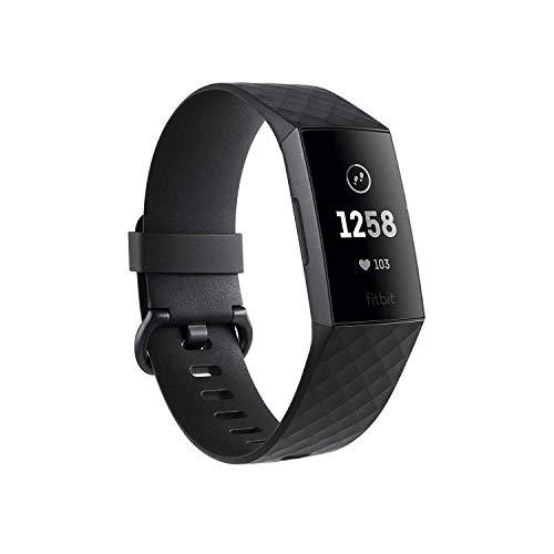Fitbit Charge 3 Fitness Activity Tracker, Graphite/Black, one Size, 0.06 Pound