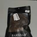 BARSDAR 2 PCS Medium Chestnut Brown Large Messy Bun Hair Piece - Elastic Brown Messy Bun Scrunchies for Women - Natural Looking Thick Soft Synthetic Fluffy Updo Chignons Hair Pieces Daily