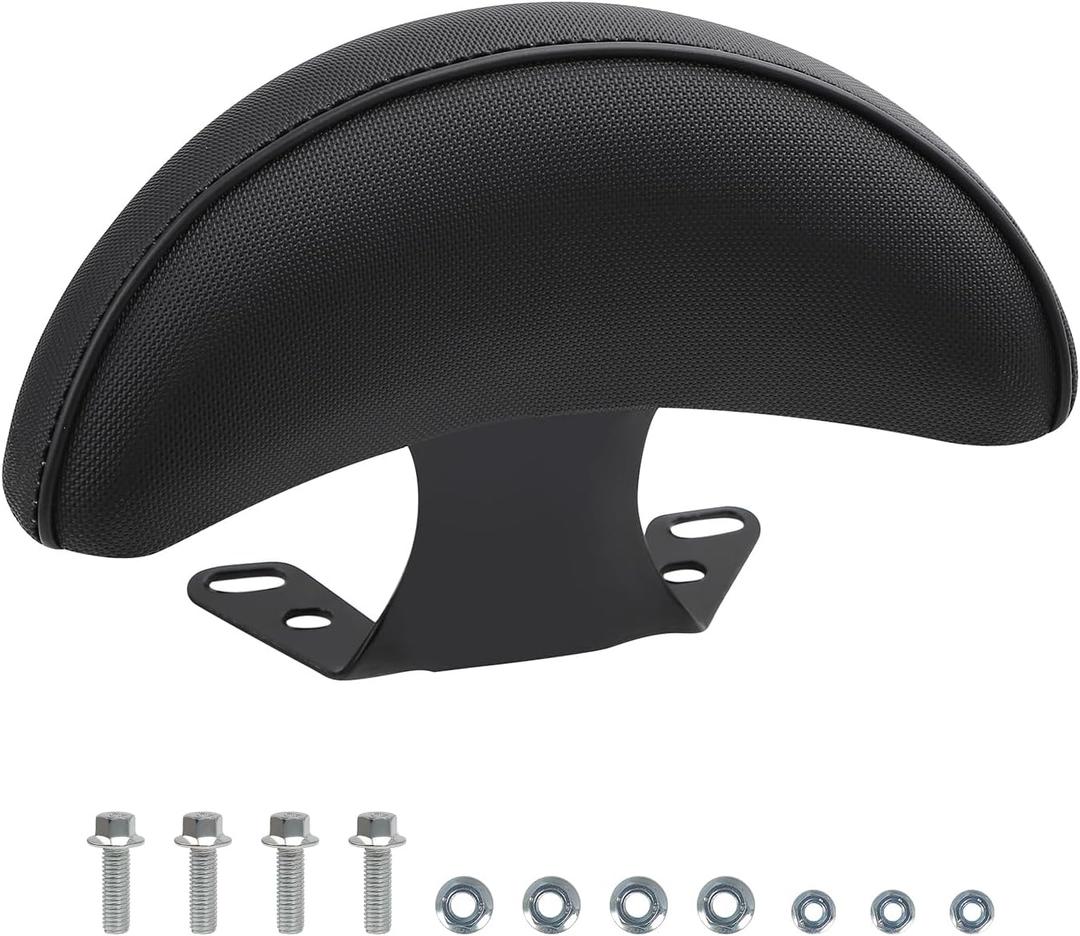 Mokuo Motorcycle Rear Backrest Driver Backrest in Soft Sponge Material Compatible with Chinese GY6 Scooter Mopeds Jonway Sunl