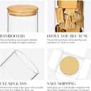 AW BRIDAL Reasons I Love You Memory Jar with 50 Blank Notes Gifts for Valentines Day Anniversary, Birthday, Long Distance Relationship Gift for Boyfriend Girlfriend, Husband Wife, Couples, Mom Dad