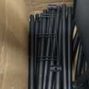 SINGAYE Clothing Racks For Hanging Clothes Rack Portable Closet Garment Coat Rack With Shelves Heavy Duty Hanger Stand Wardrobe Free Standing Closet (B1-11.5"D x 32"W x 72"H, Black)